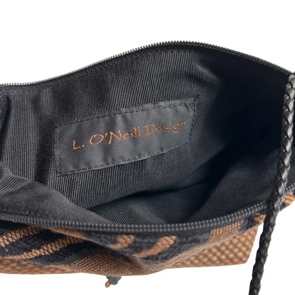 Vintage L. O'Neill Design Mini Tapestry  Crossbody Bag EUC - Picture 5 of 10